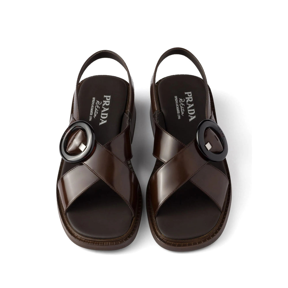 Prada Brown Sandals Women - 3