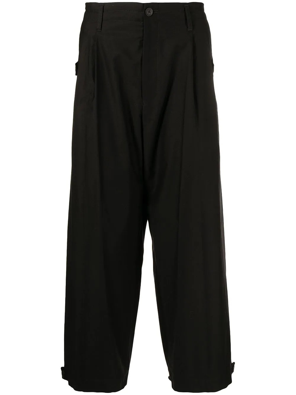 cropped wide-leg trousers - 1