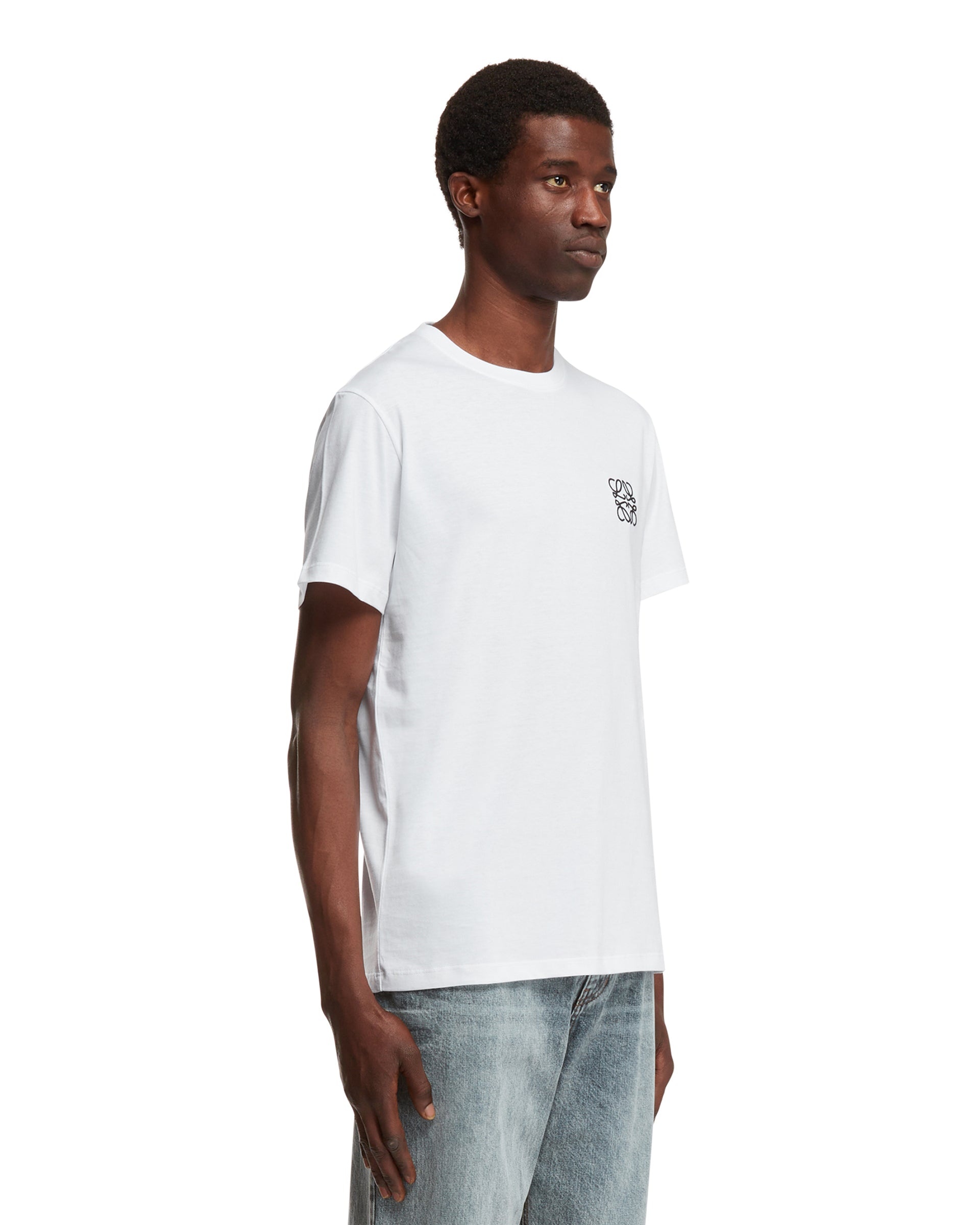 White Anagram Cotton T-Shirt - 4