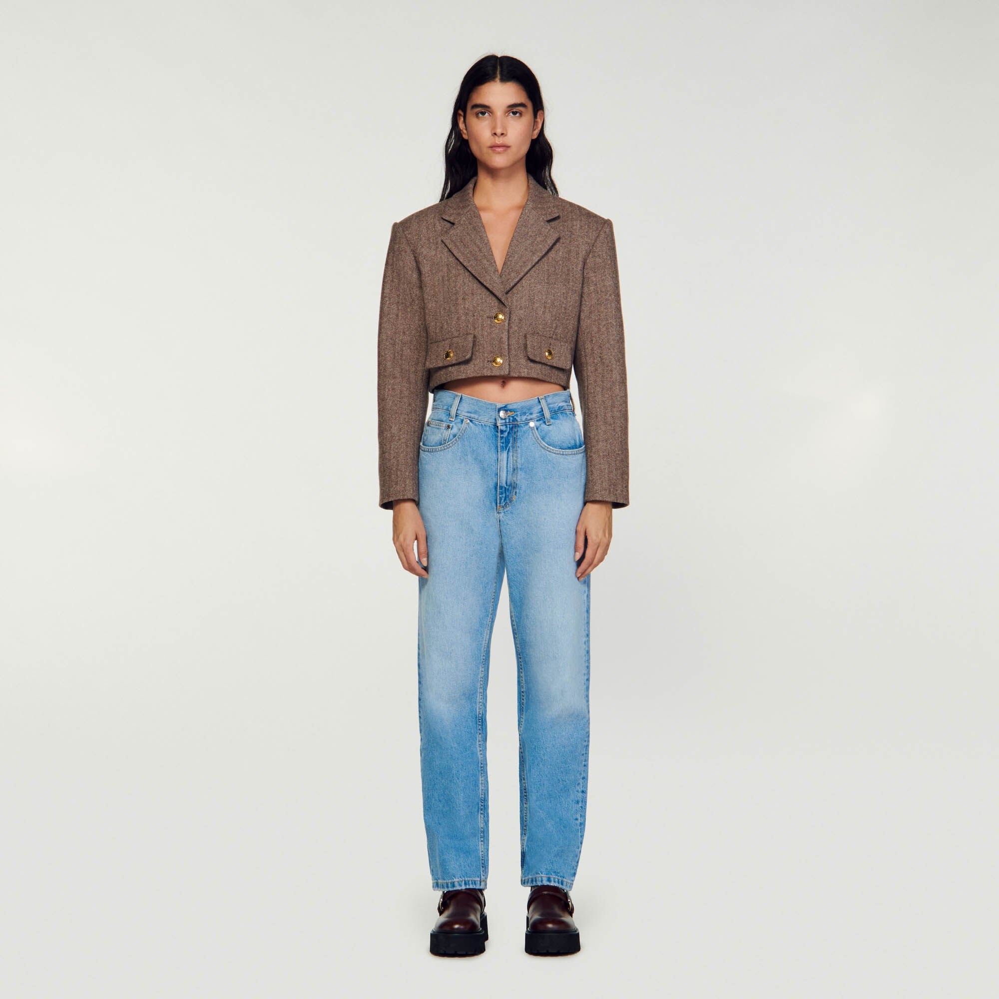 STRUCTURED CROPPED JACKET - 3