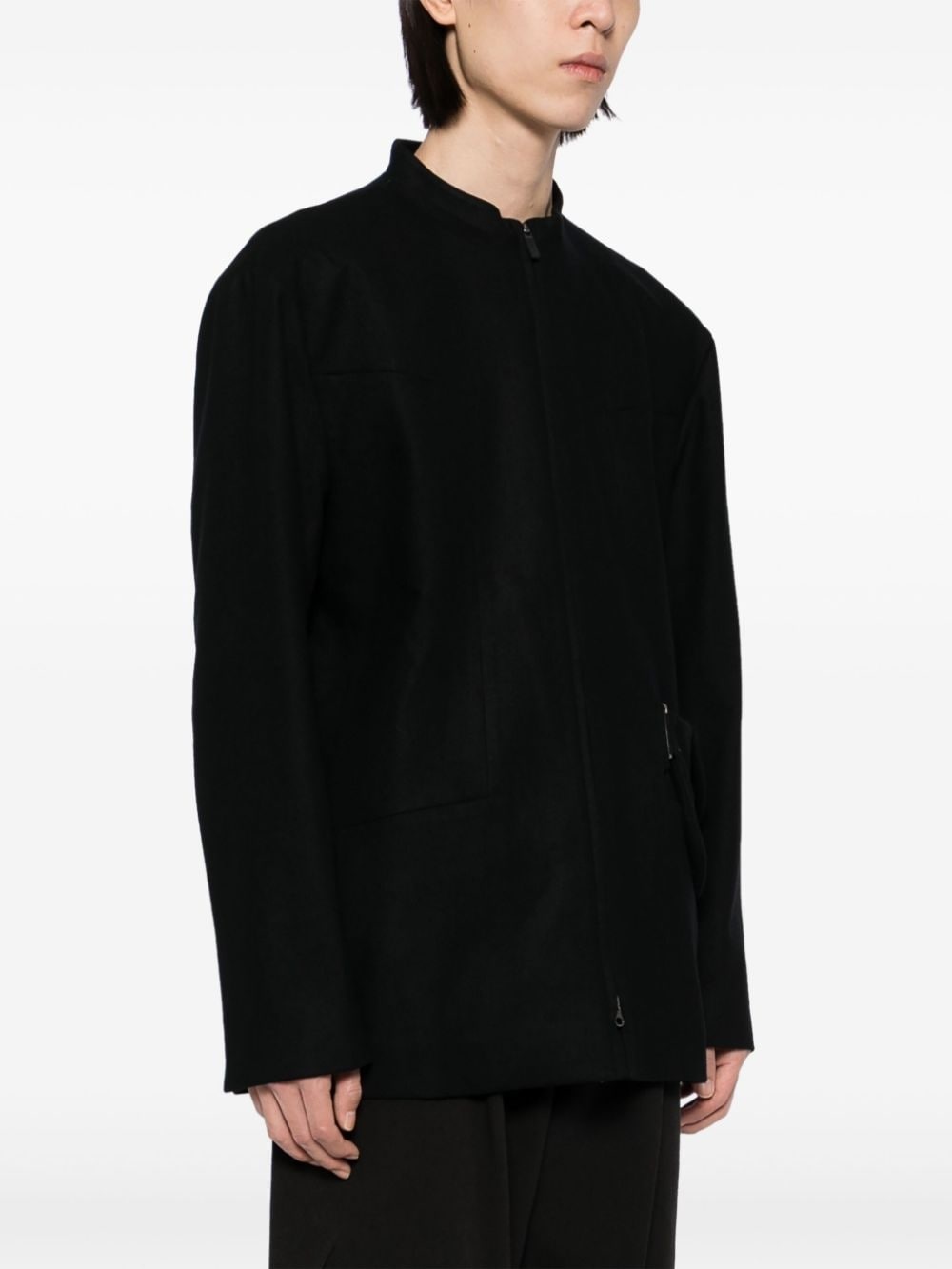 suit jacket with waist bag - 3