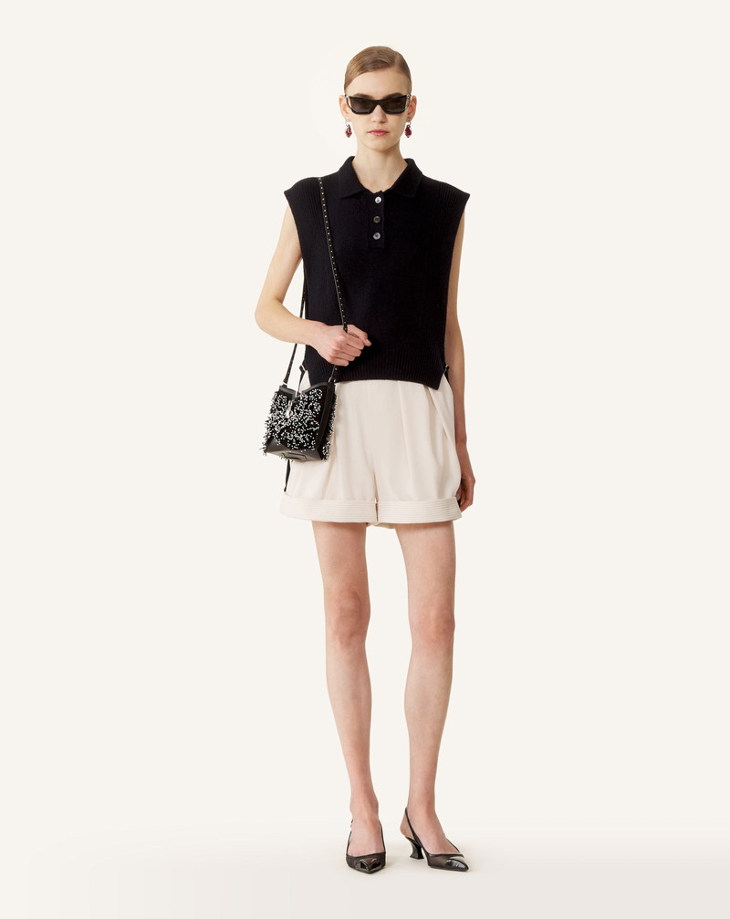 Lanvin CATCH BY LANVIN EMBROIDERED LEATHER BUCKET BAG outlook