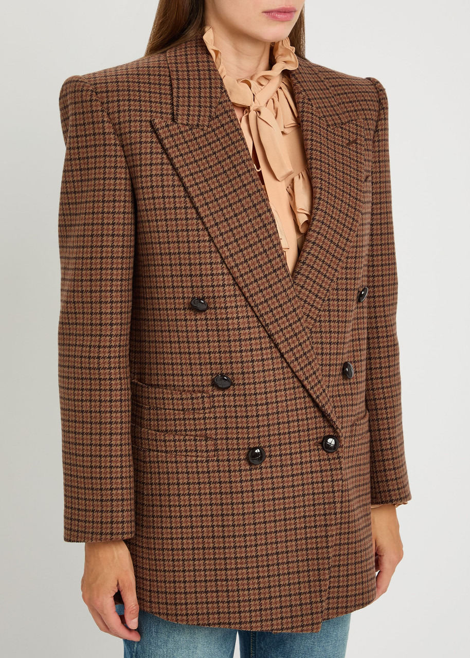 Chloe Checked Wool-blend Blazer - 2
