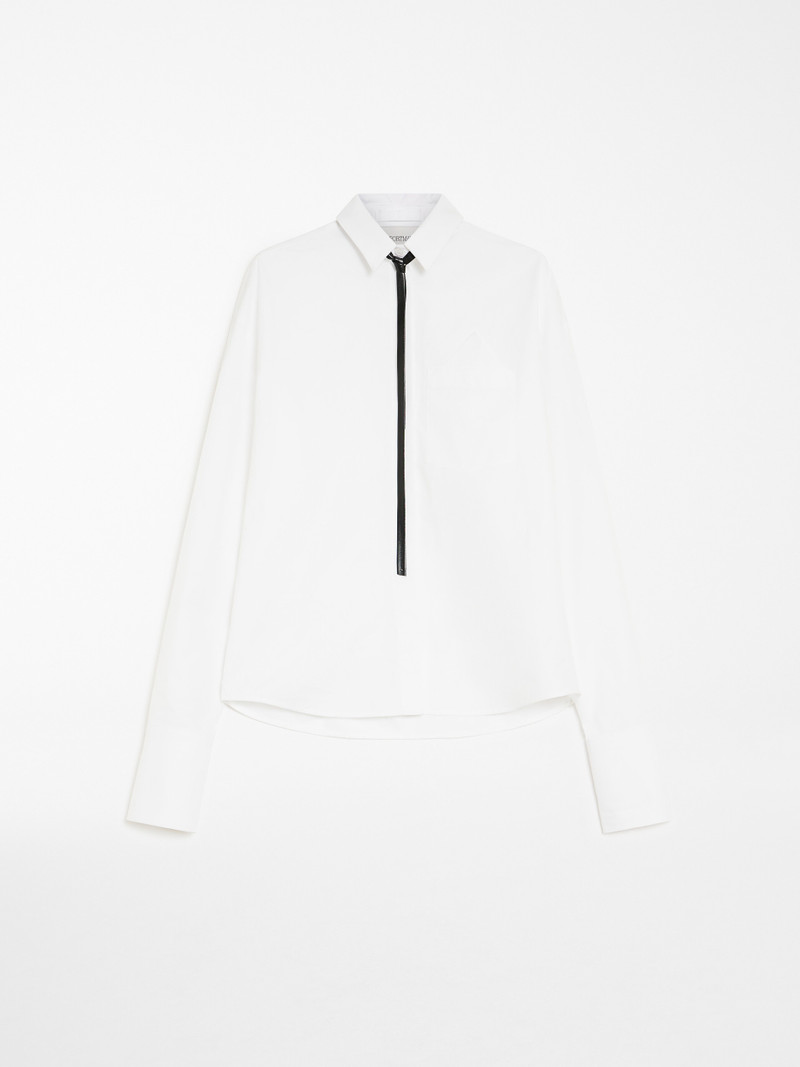 GESSO Oversized poplin shirt 1