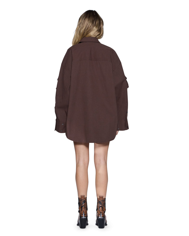 ASTRA LS CARGO SHIRT CHOCOLATE 5
