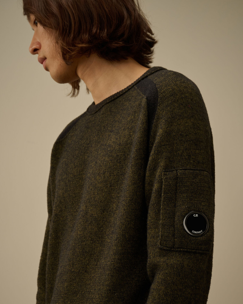 Fleece Knit Crewneck Sweater 5