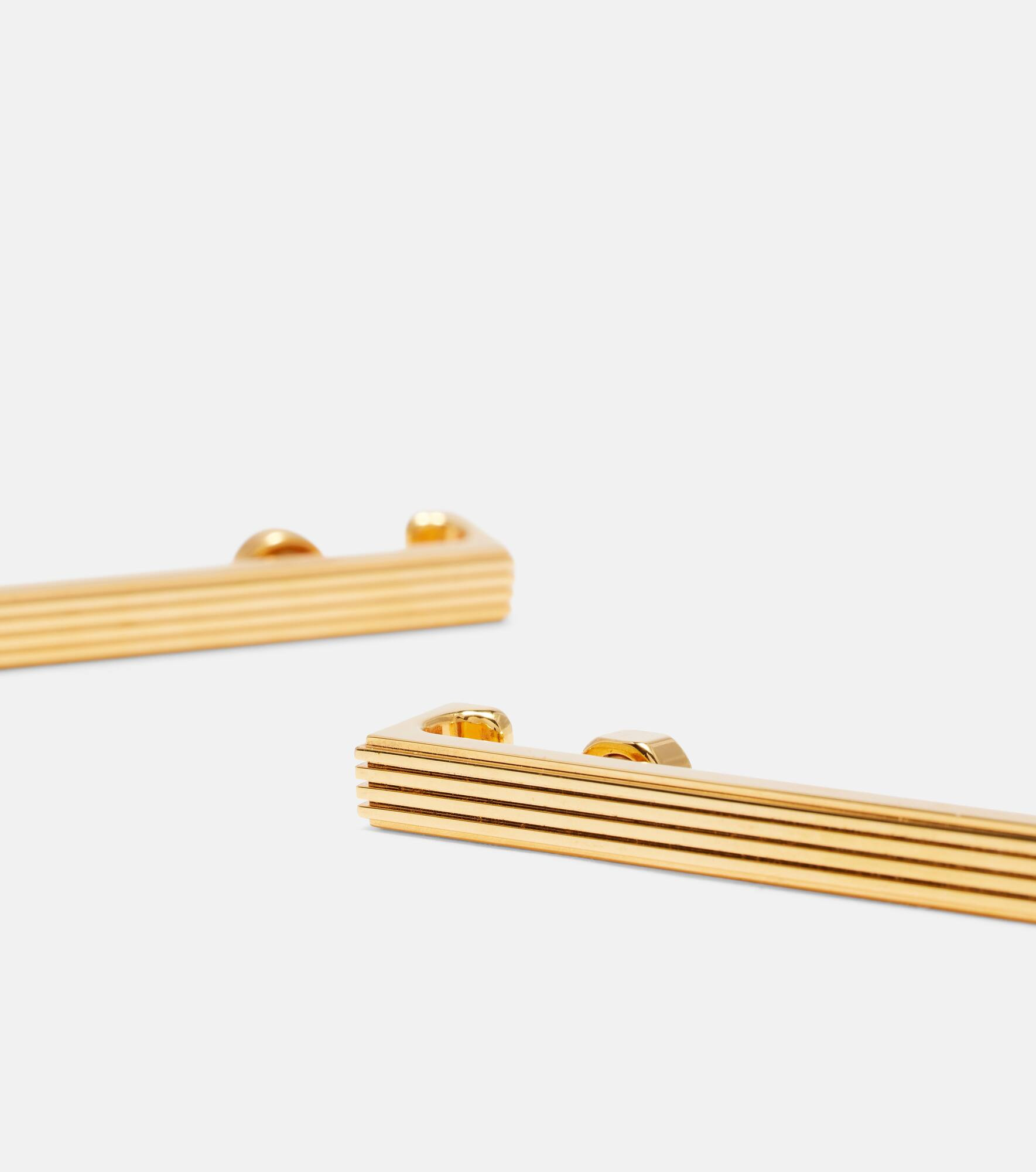 Empire 18kt gold-plated drop earrings - 4