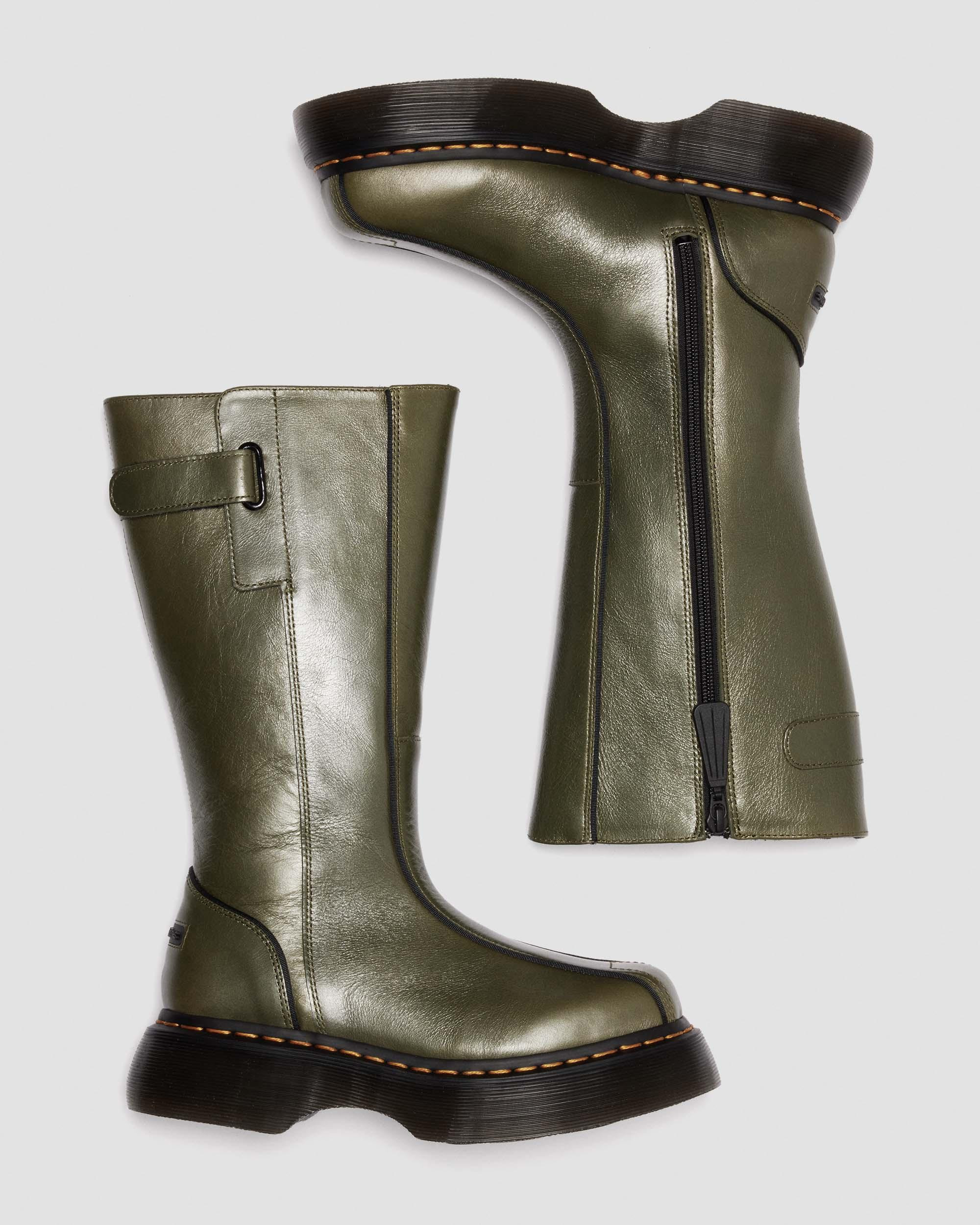 BUZZ HI Tall Eclipse Leather Boots - 9