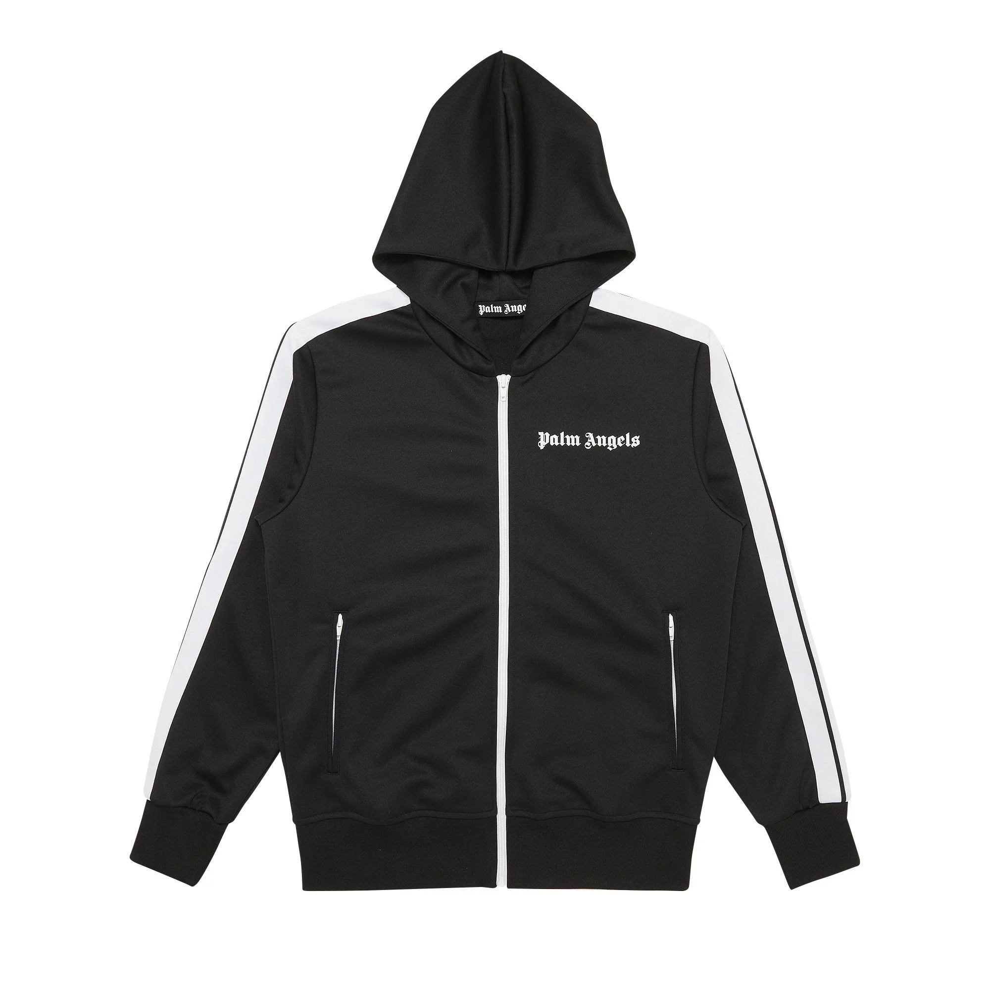 Palm Angels Track Hoody 'Black/White' - 1