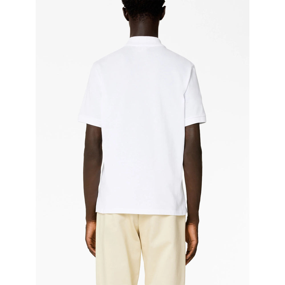 Ami Paris White Polo Shirts Men - 3