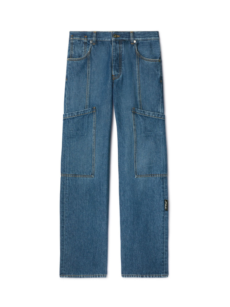 Denim Cargo Pants 1