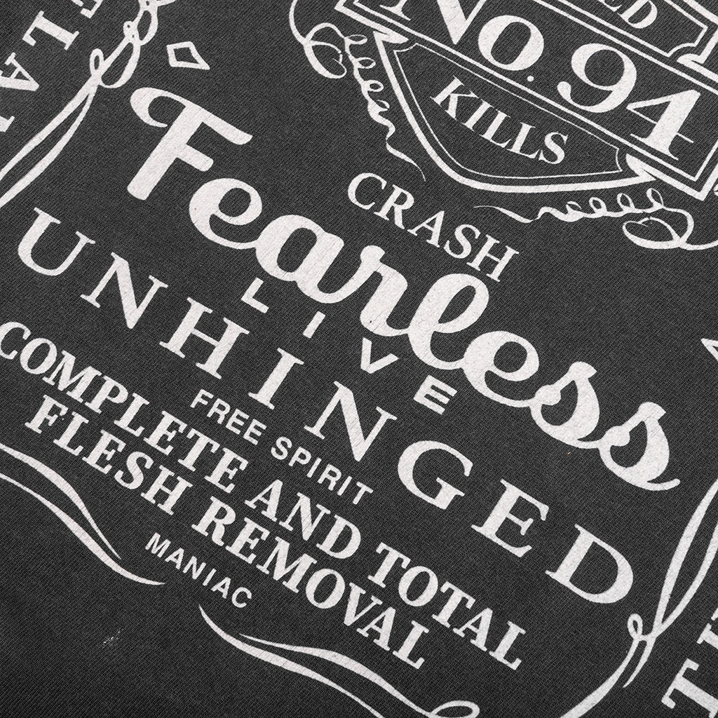 SAINT MICHAEL X NEIGHBORHOOD MX6 STHD FEARLESS S/S SHIRT - BLACK - 3