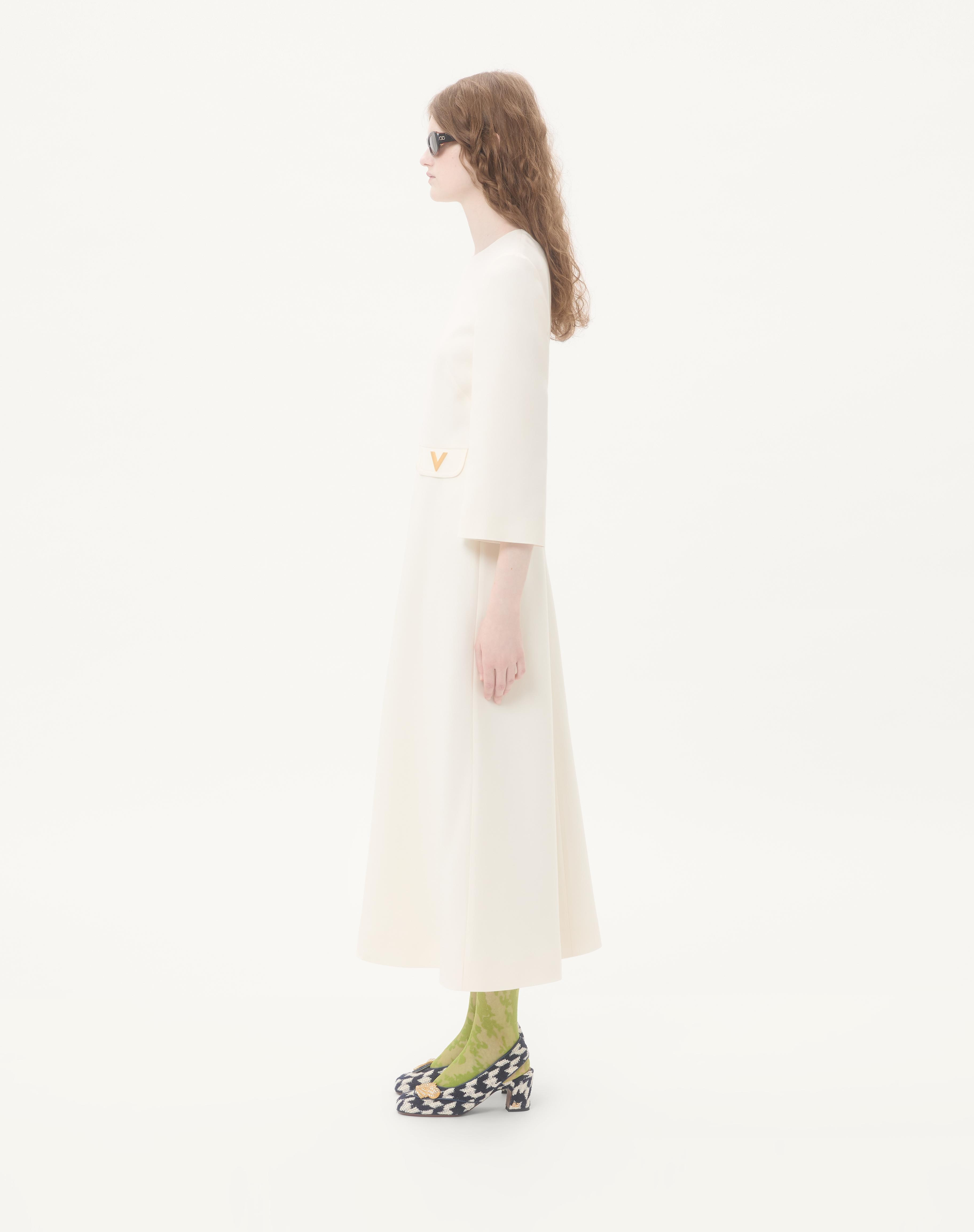 CREPE COUTURE MIDI DRESS - 6