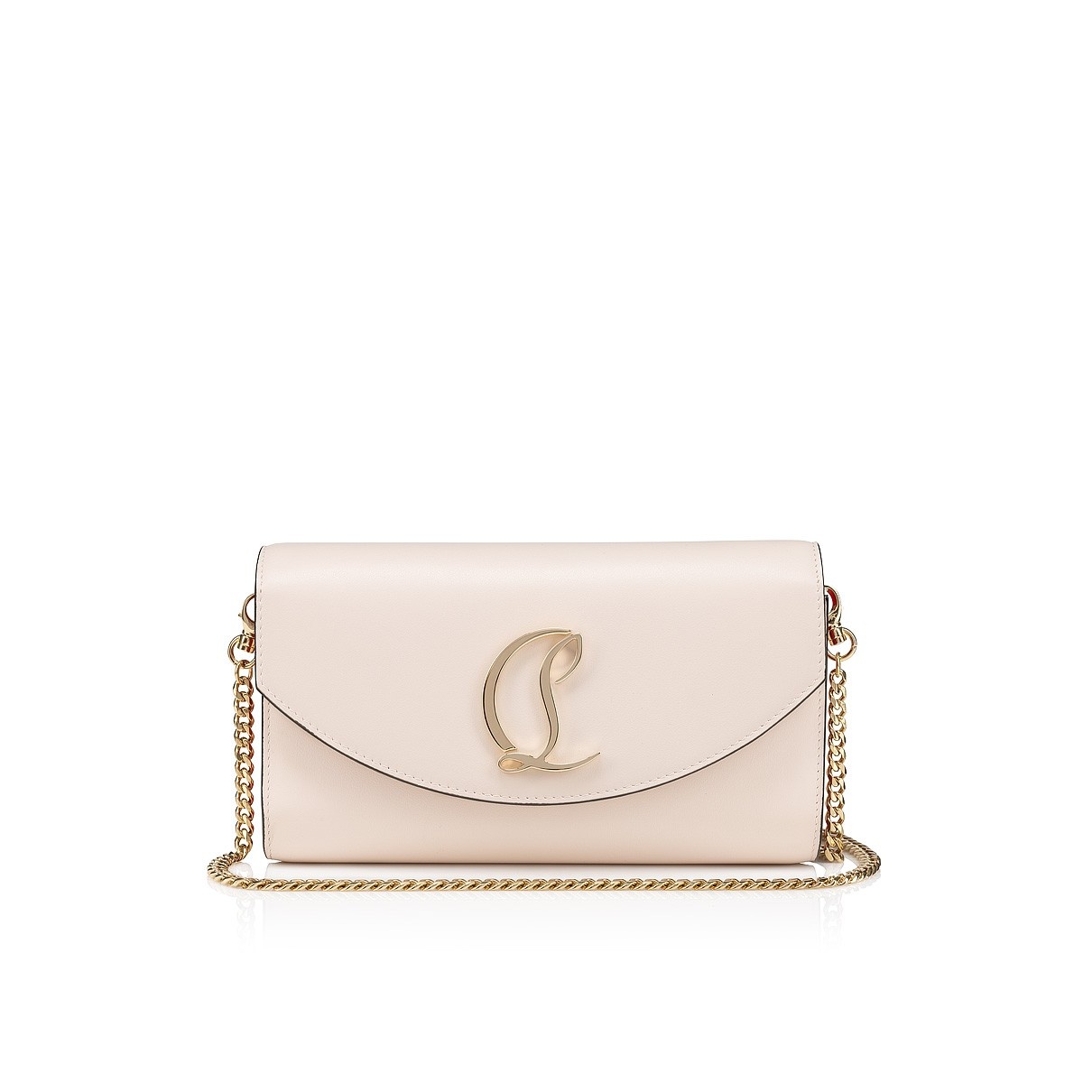 Christian Louboutin Loubi 54 Clutch Bag in Pink