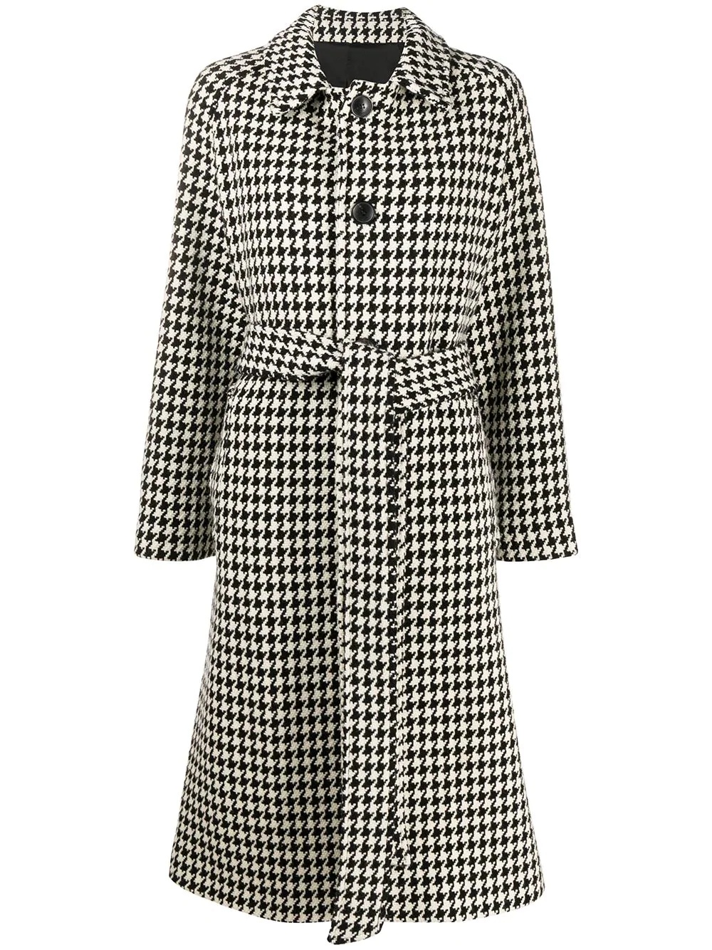 belted five button coat - 1