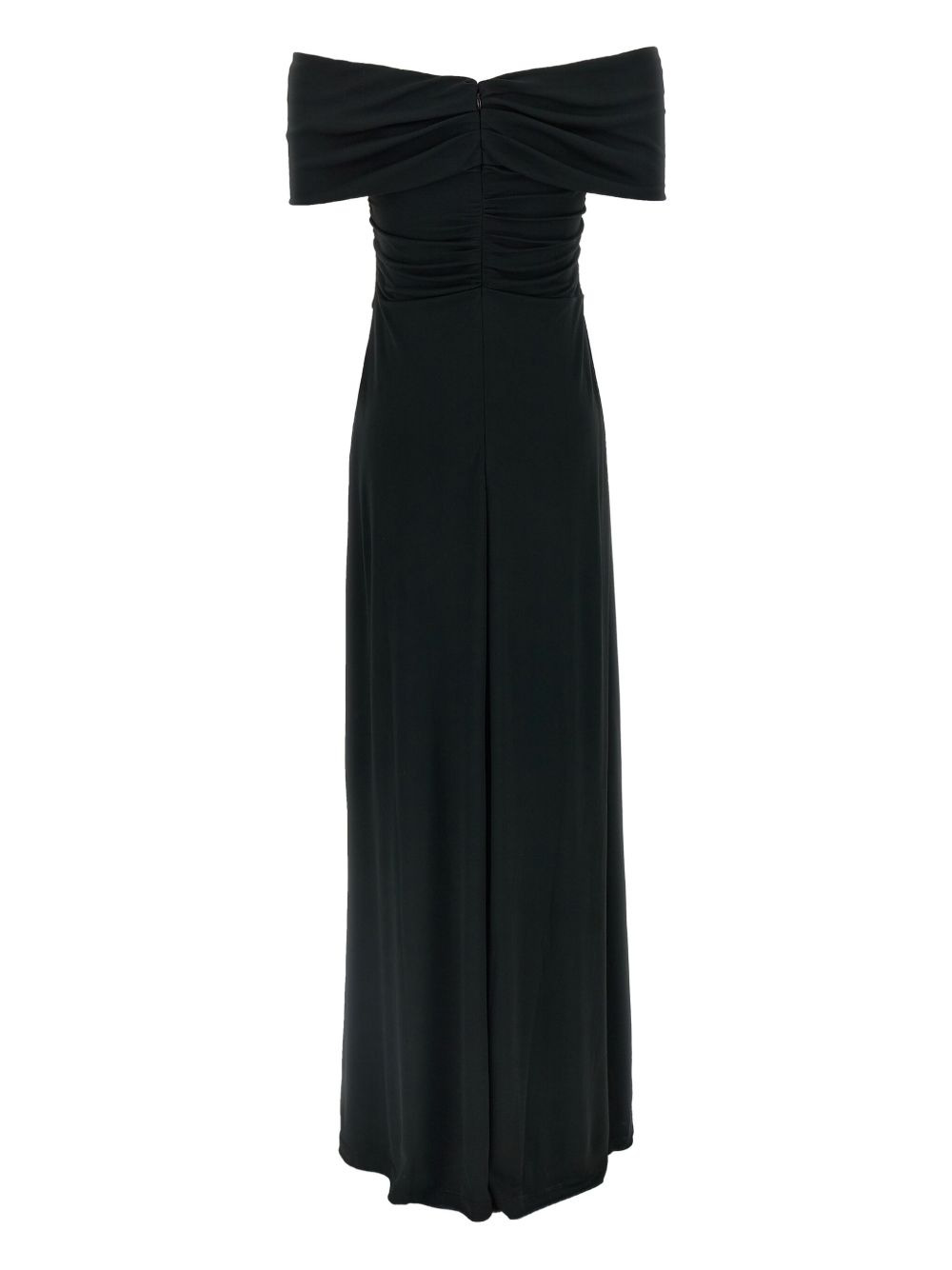 off-shoulder draped gown - 2