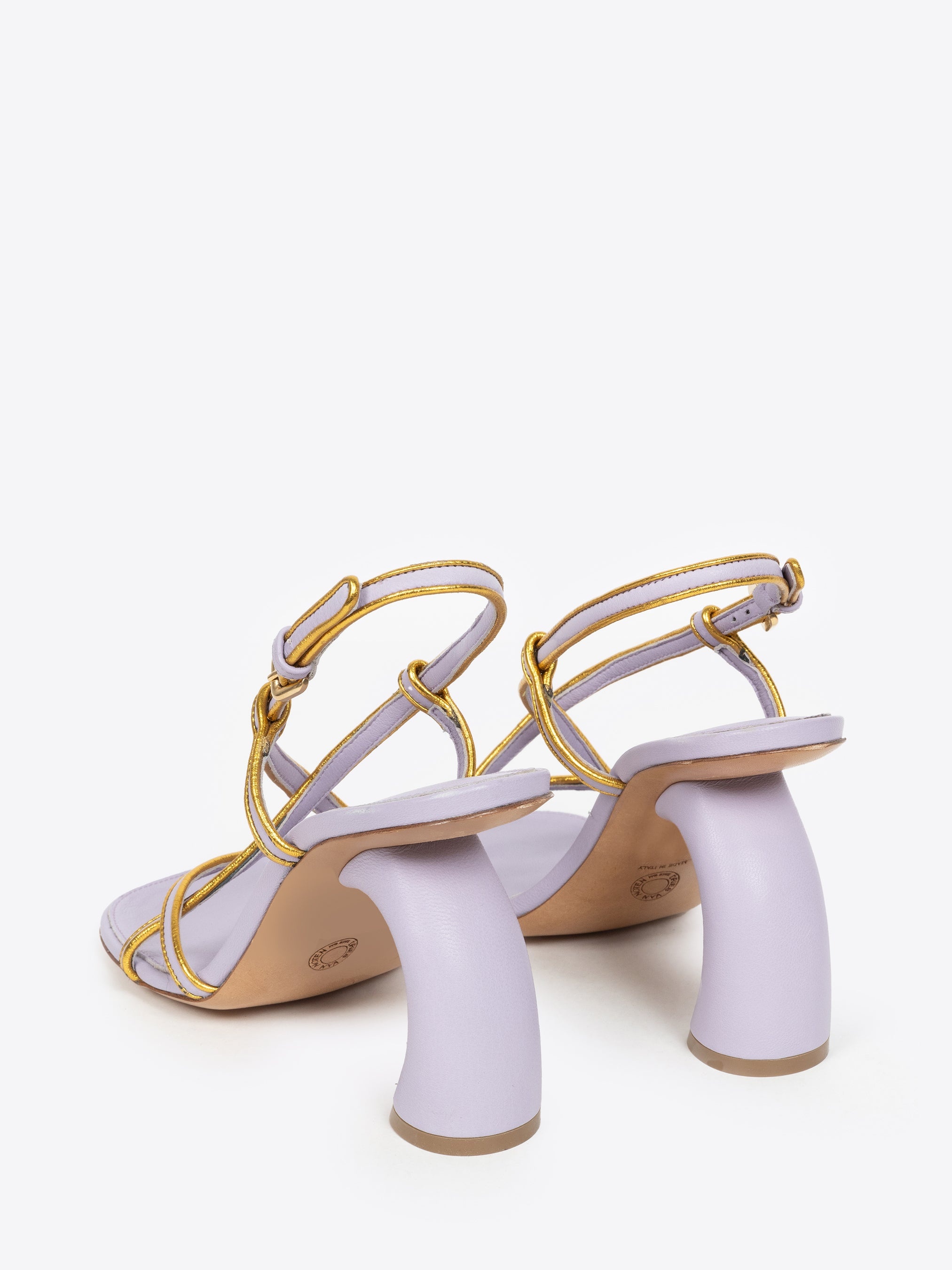 GOLD TRIMMED SANDALS - 4