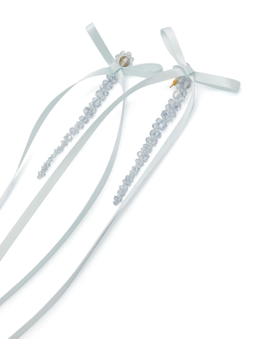 Simone Rocha Women Bow Ribbon Drip Earrings - 3