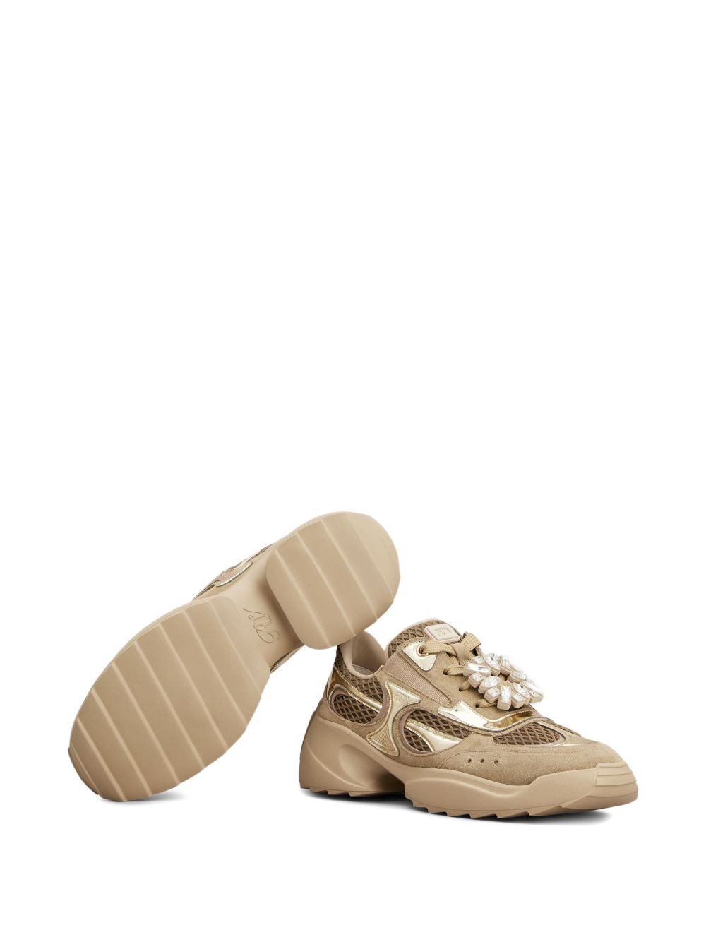 Viv' on the Run crystal-embellished sneakers - 5