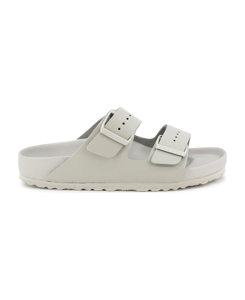 BIRKENSTOCK Grey Leather Arizona Bs Slippers outlook
