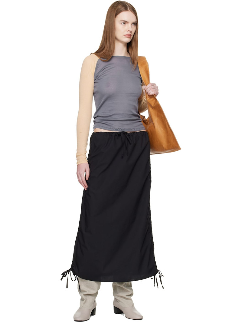 BASERANGE Blue & Yellow Gene Long Sleeve T-shirt outlook