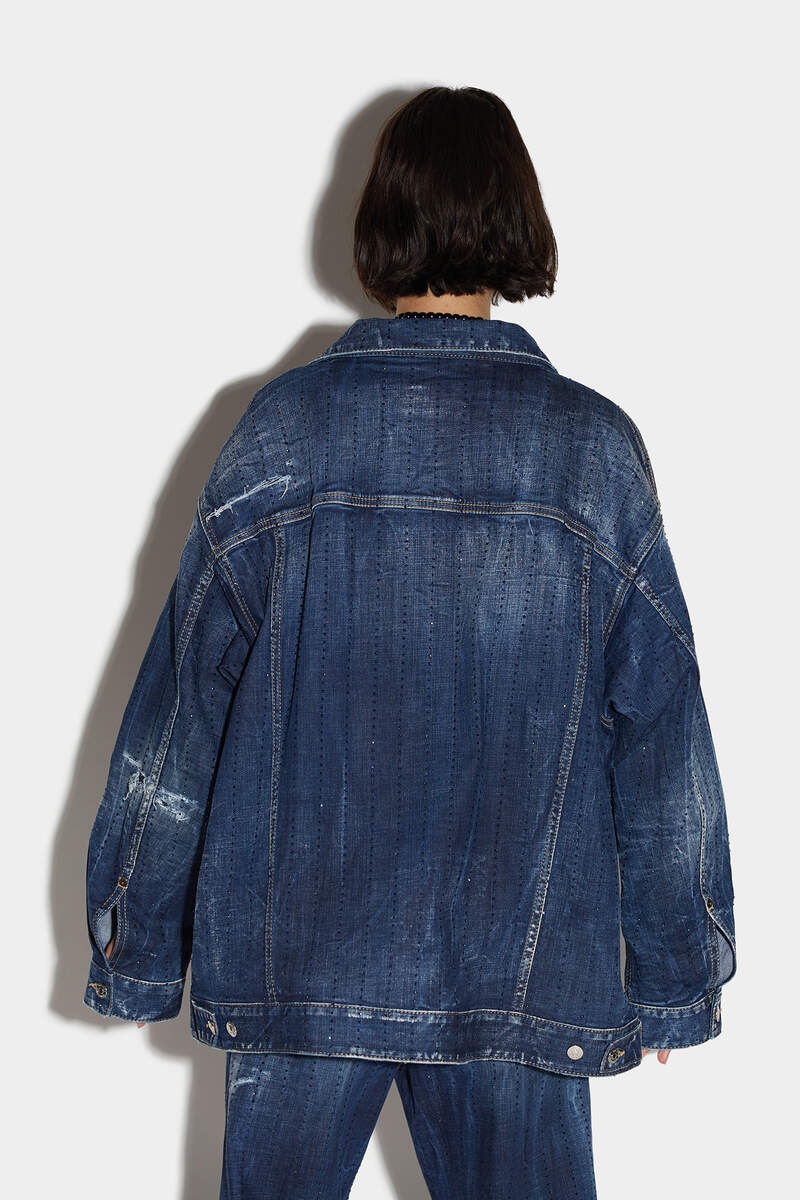DARK SPARKLE WASH SPARKLE OVER JACKET - 2