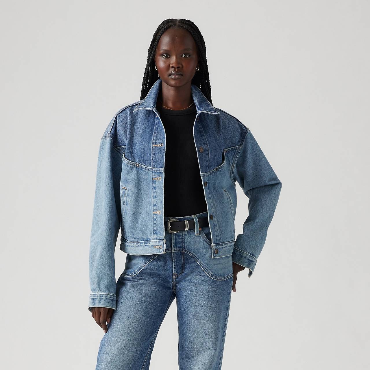 SHRUNKEN '90S TRUCKER JACKET - 2