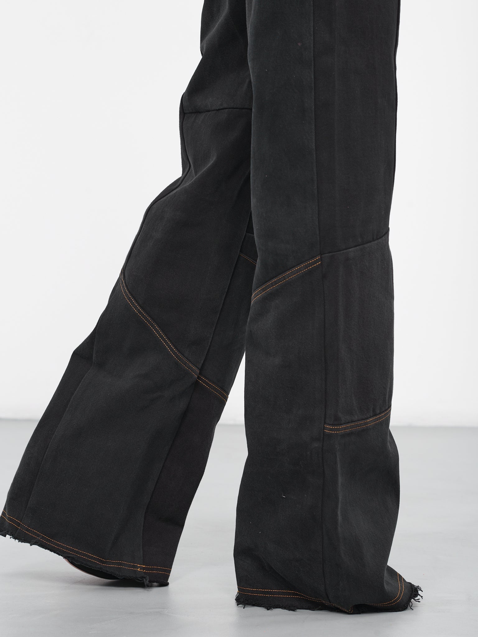 Regenerated Flare Denim Pants - 5