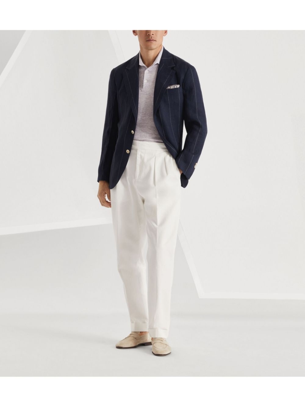 knitted polo shirt - 2