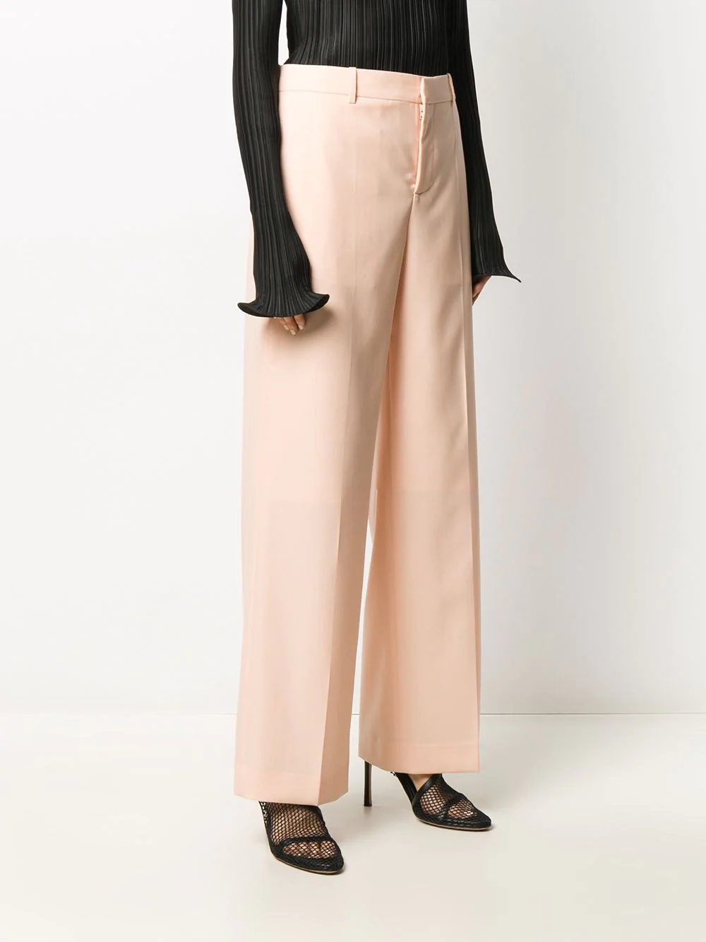 wide-leg tailored trousers - 3