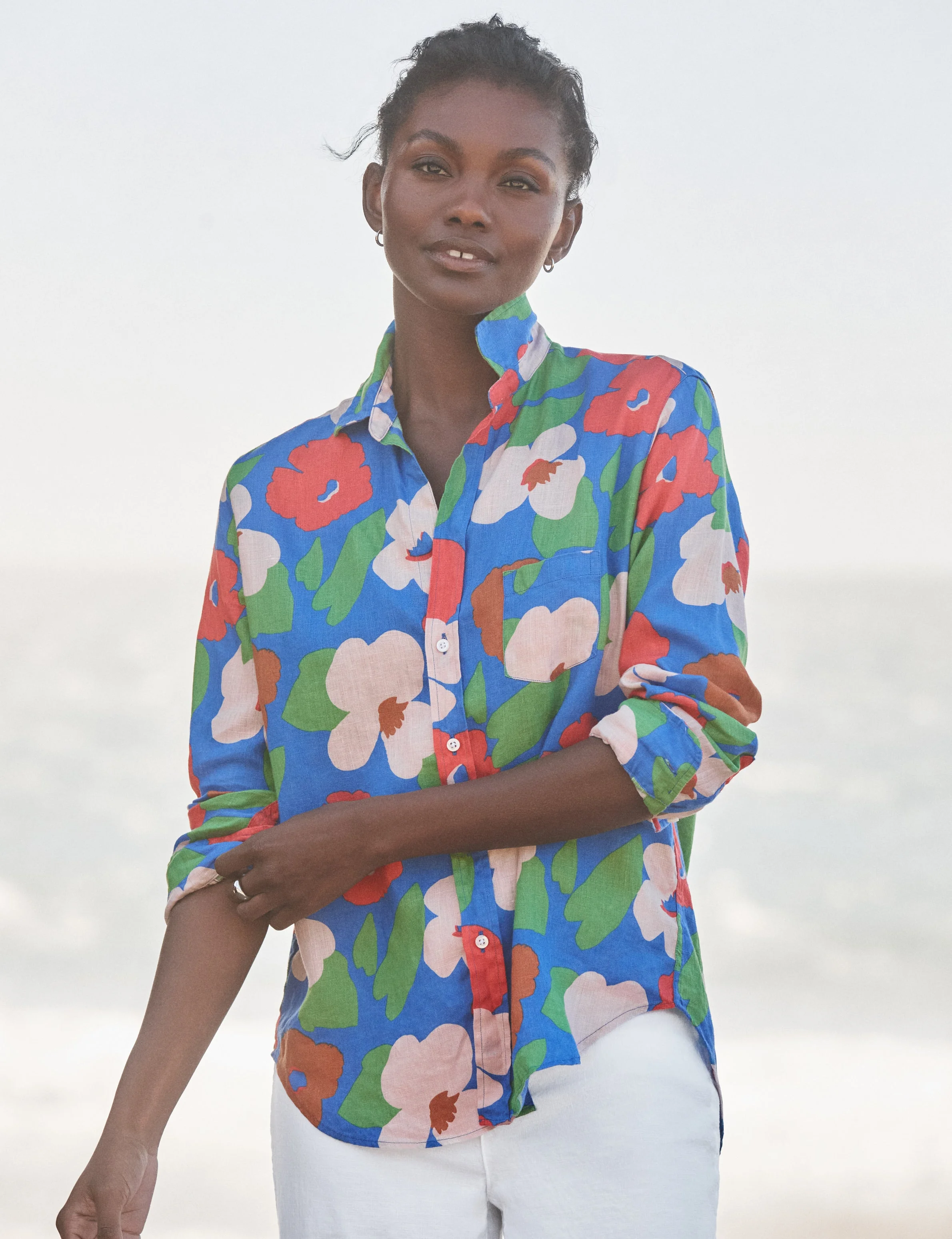 Relaxed Button-Up Shirt - 1