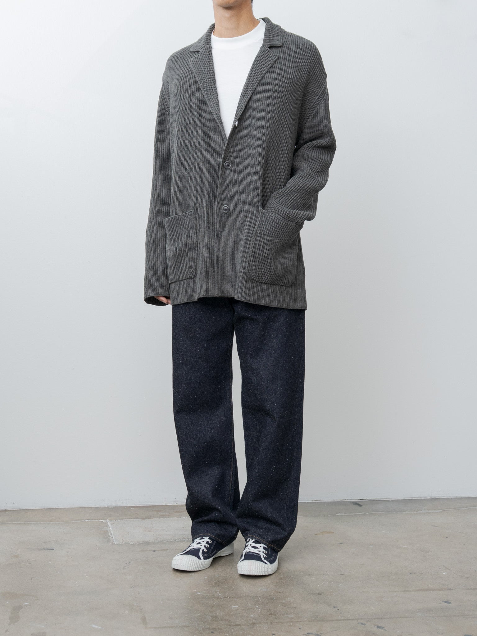 Pannocchia Jacket CREPE COT - Storm - 3