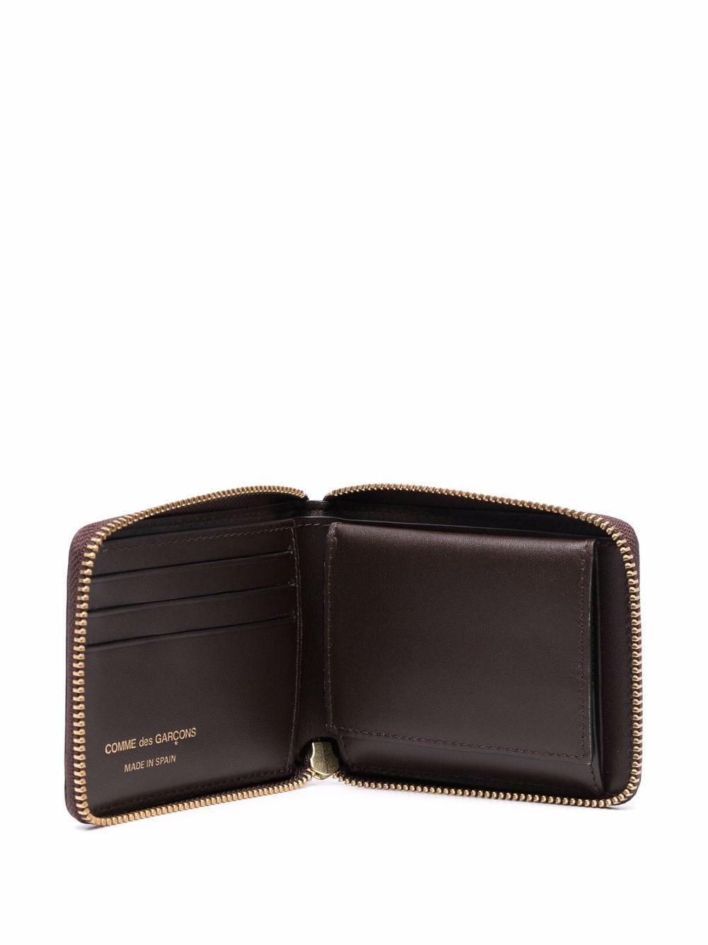 grained leather wallet - 3