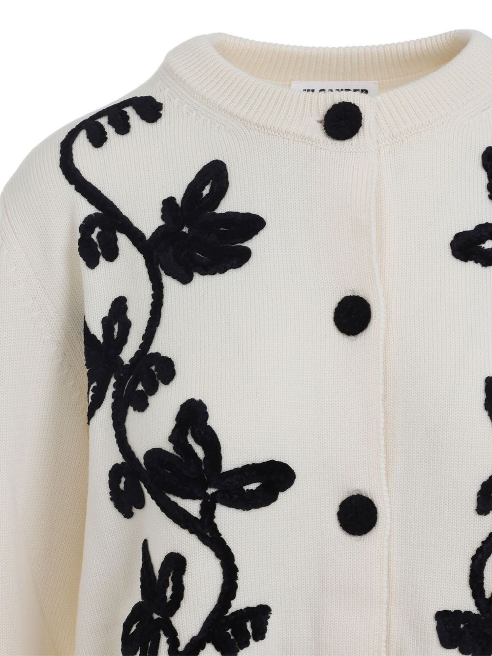 floral-embroidered cardigan - 4