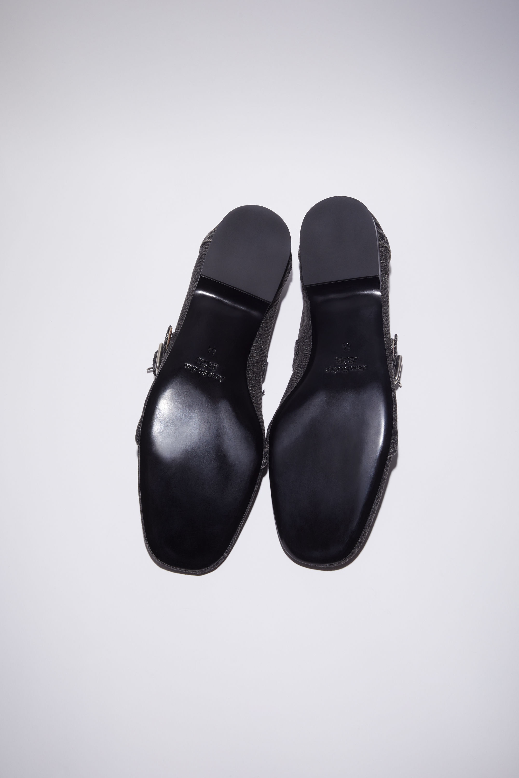 Denim shoes - Faded black - 3