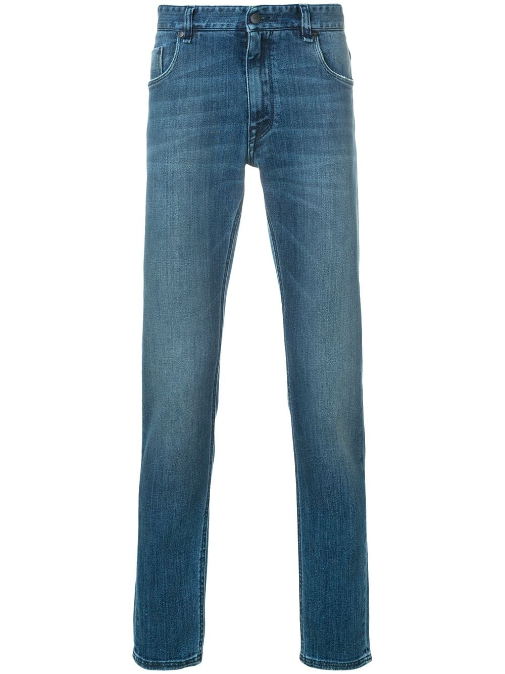 slim-fit straight-leg jeans - 1