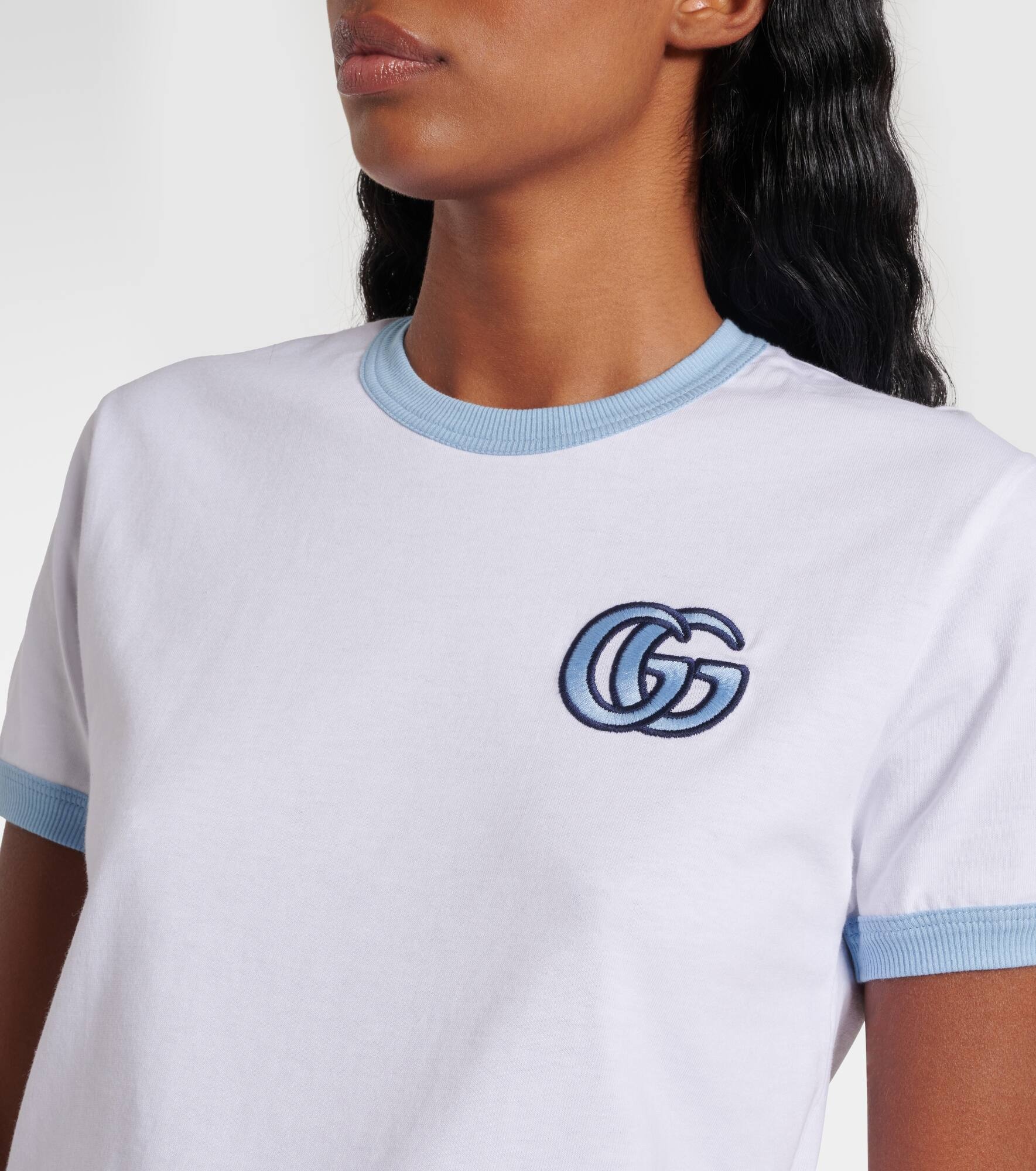 Double G cotton jersey T-shirt - 4