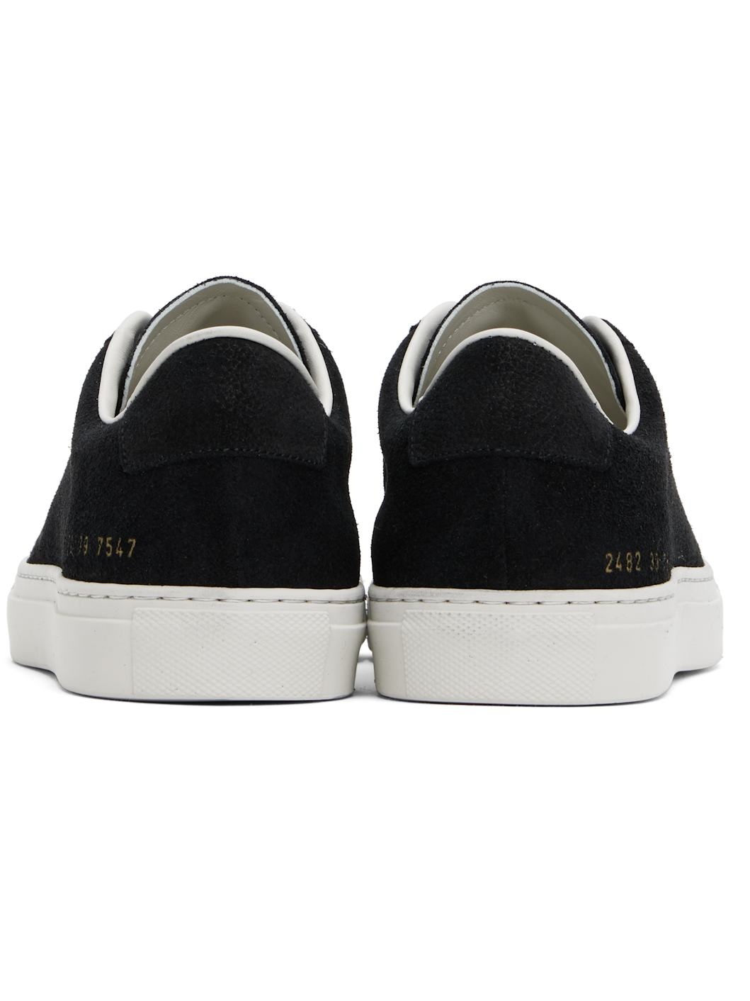 Black Retro Suede Sneakers - 2