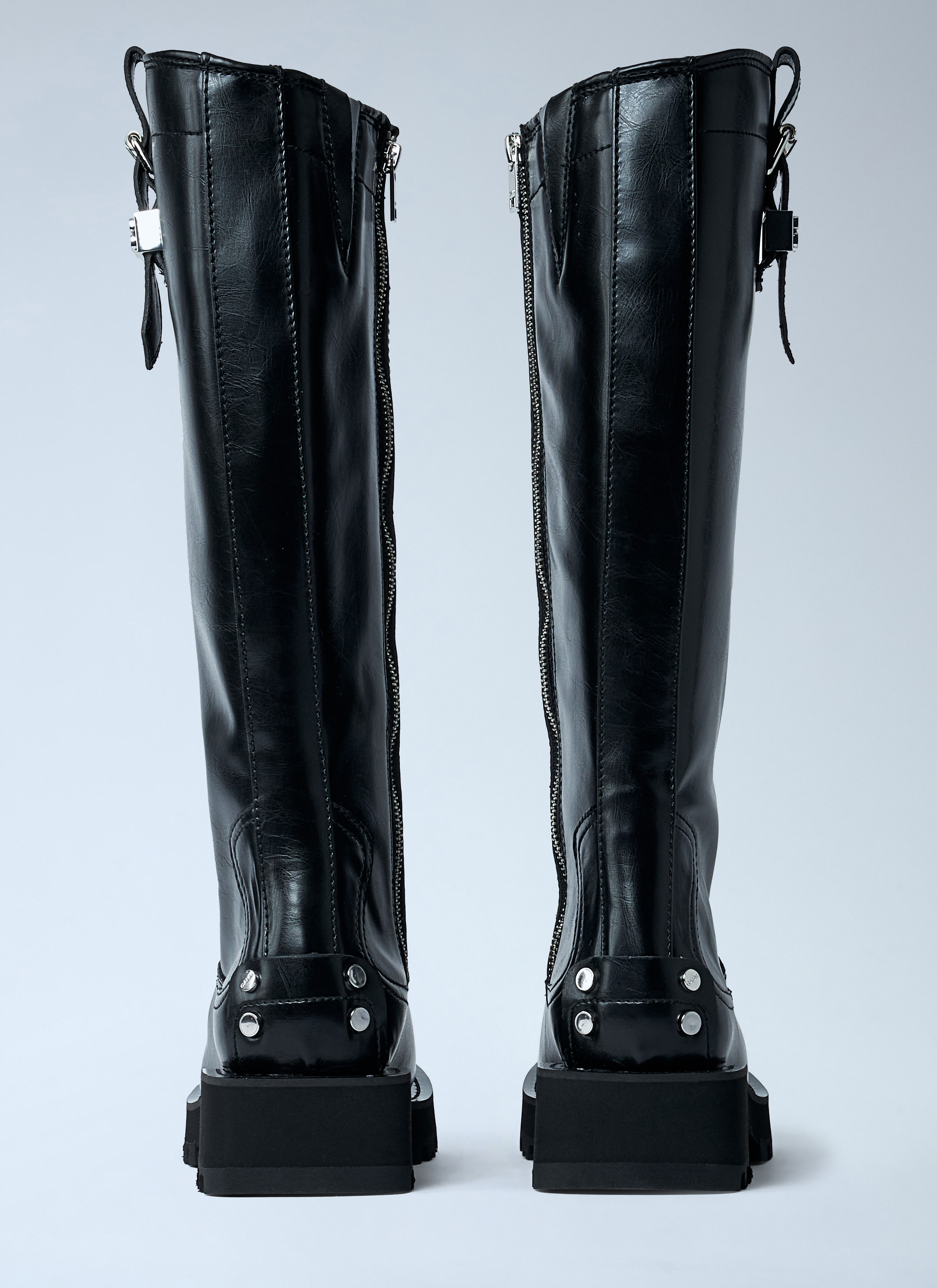 Studs High Boots - 5