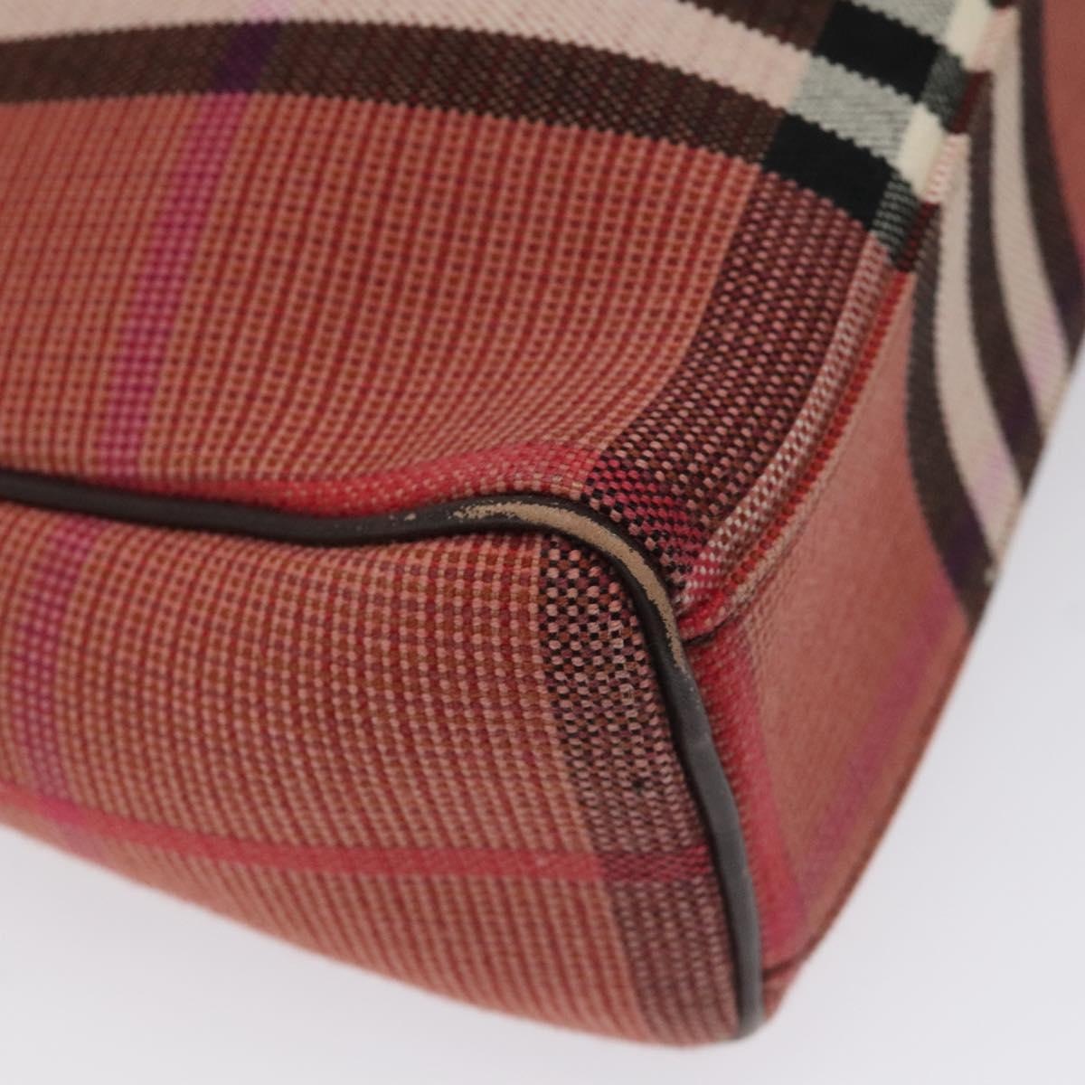 Burberry Nova Check Shoulder Bag Canvas Red - 14