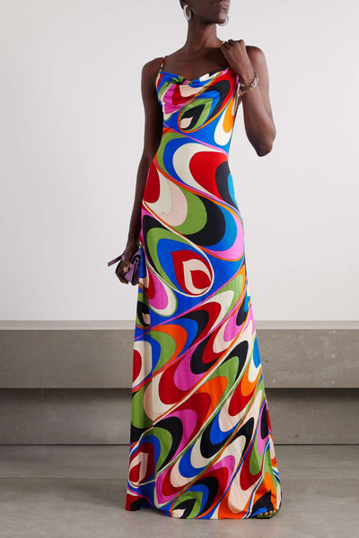 PUCCI Printed stretch-jersey maxi dress outlook