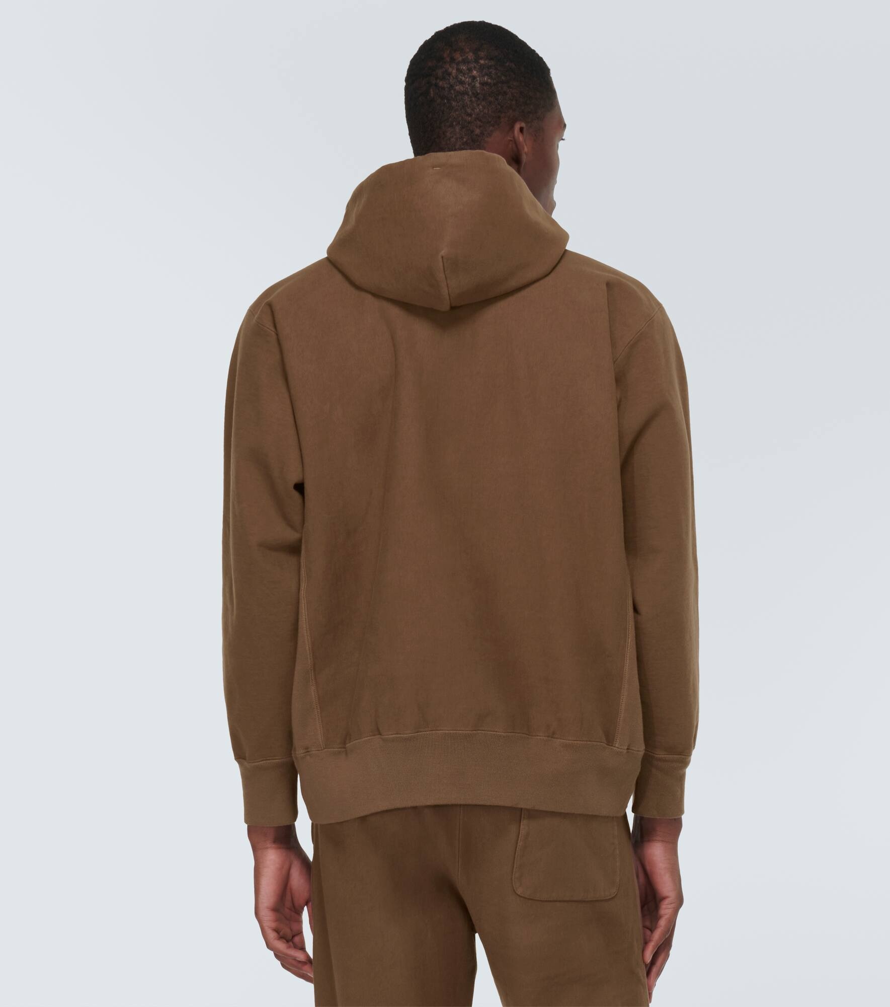 Oversized cotton-blend hoodie - 4