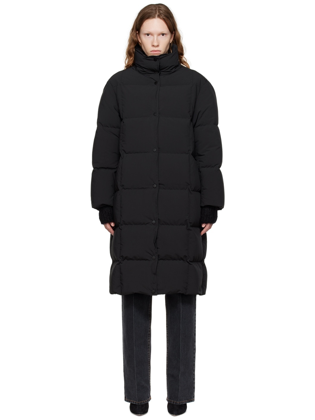 Black Salina Down Coat - 1