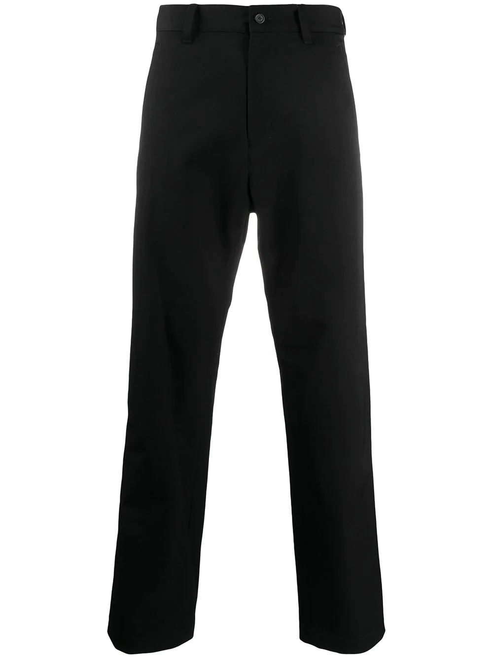 side-stripe straight-fit trousers - 1