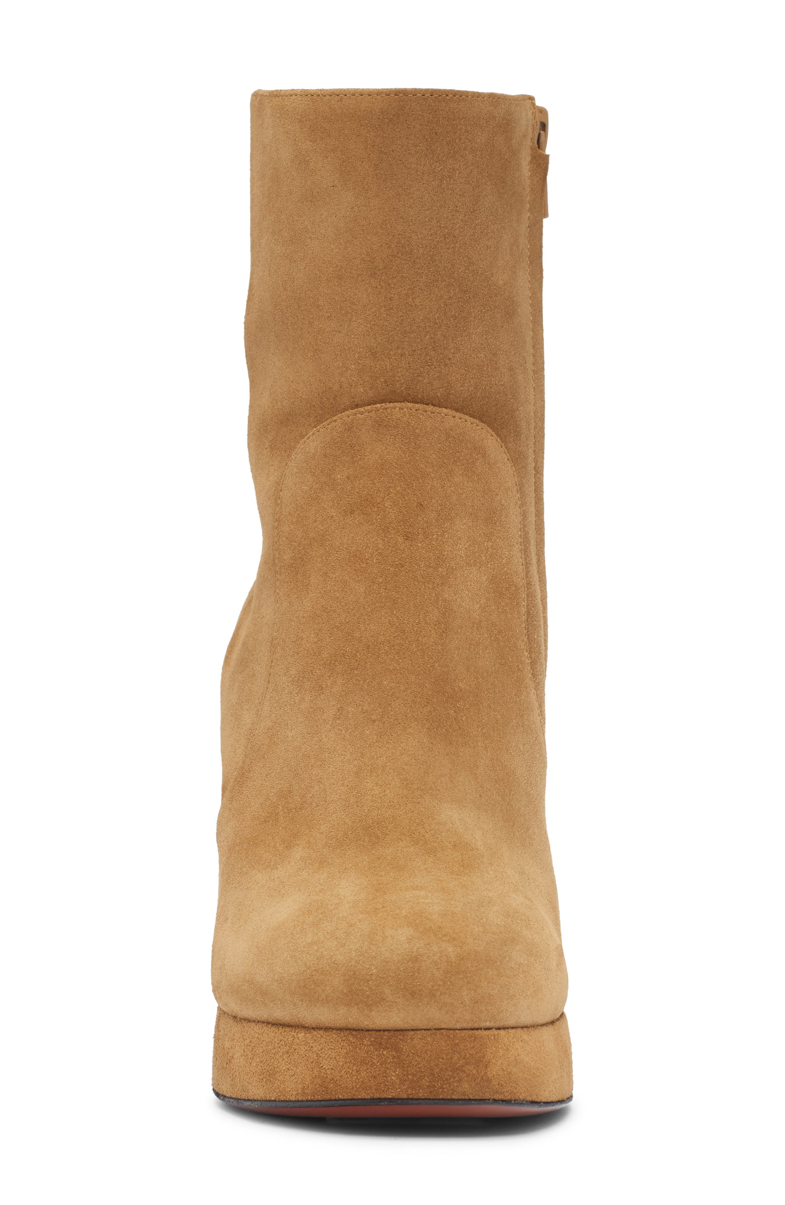 Valentino VLOGO Platform Bootie in Rdx Havana Beige at Nordstrom - 4