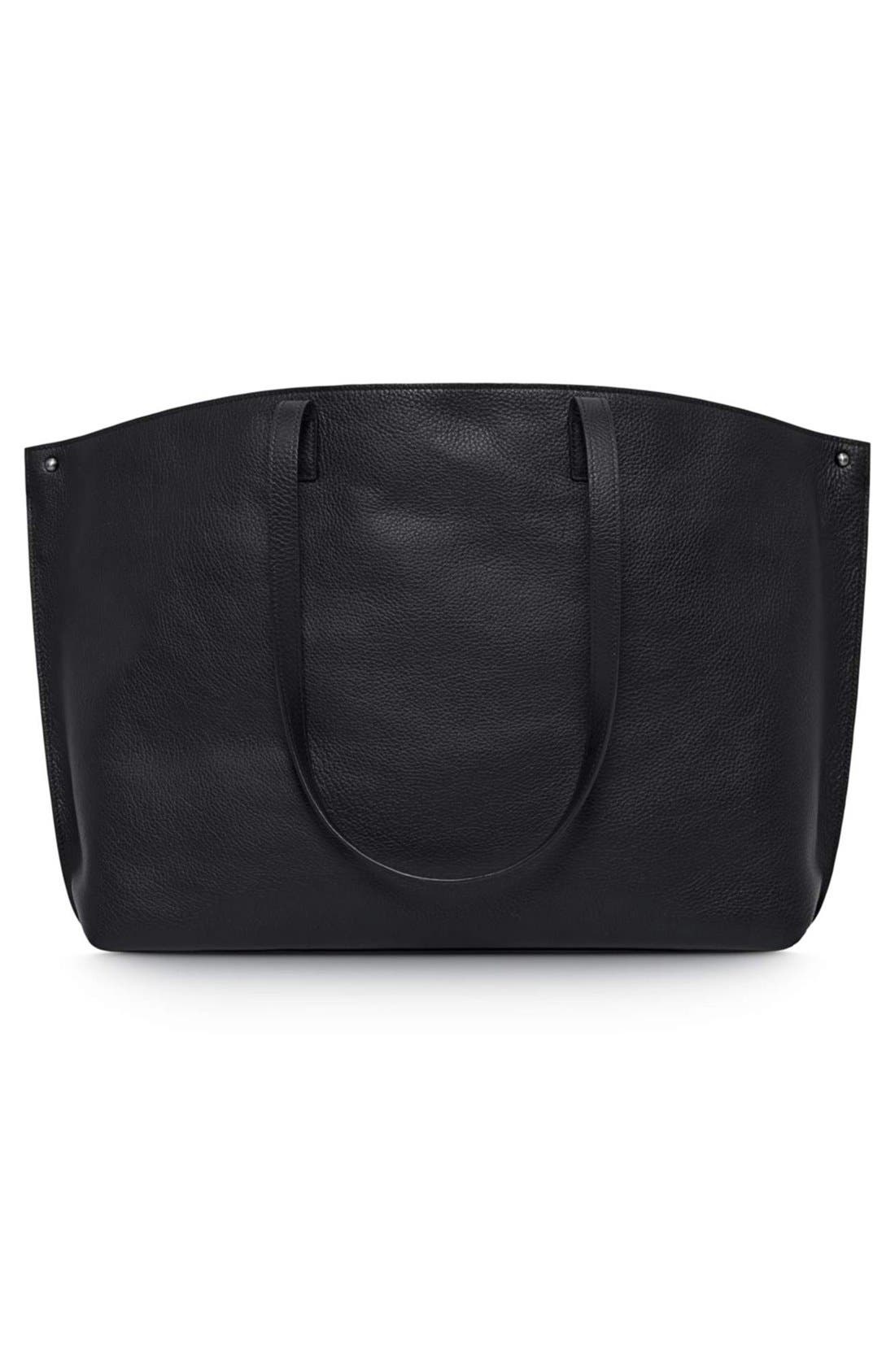 Akris 'Ai Medium Shoulder Tote' Leather Shoulder Tote in Black at Nordstrom - 5