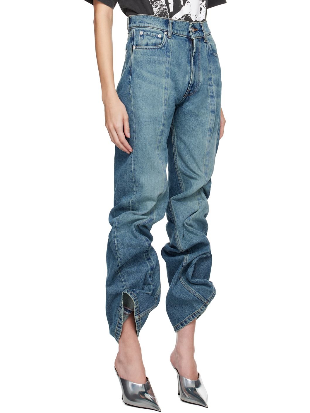 Indigo Wire Jeans - 2
