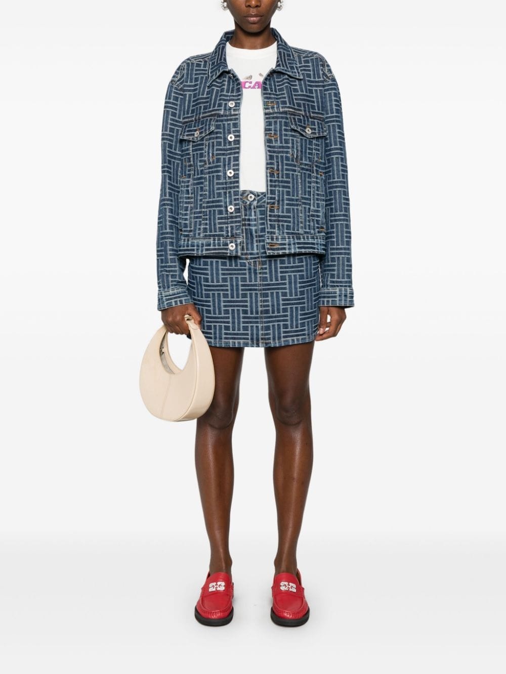 Weave denim jacket - 2