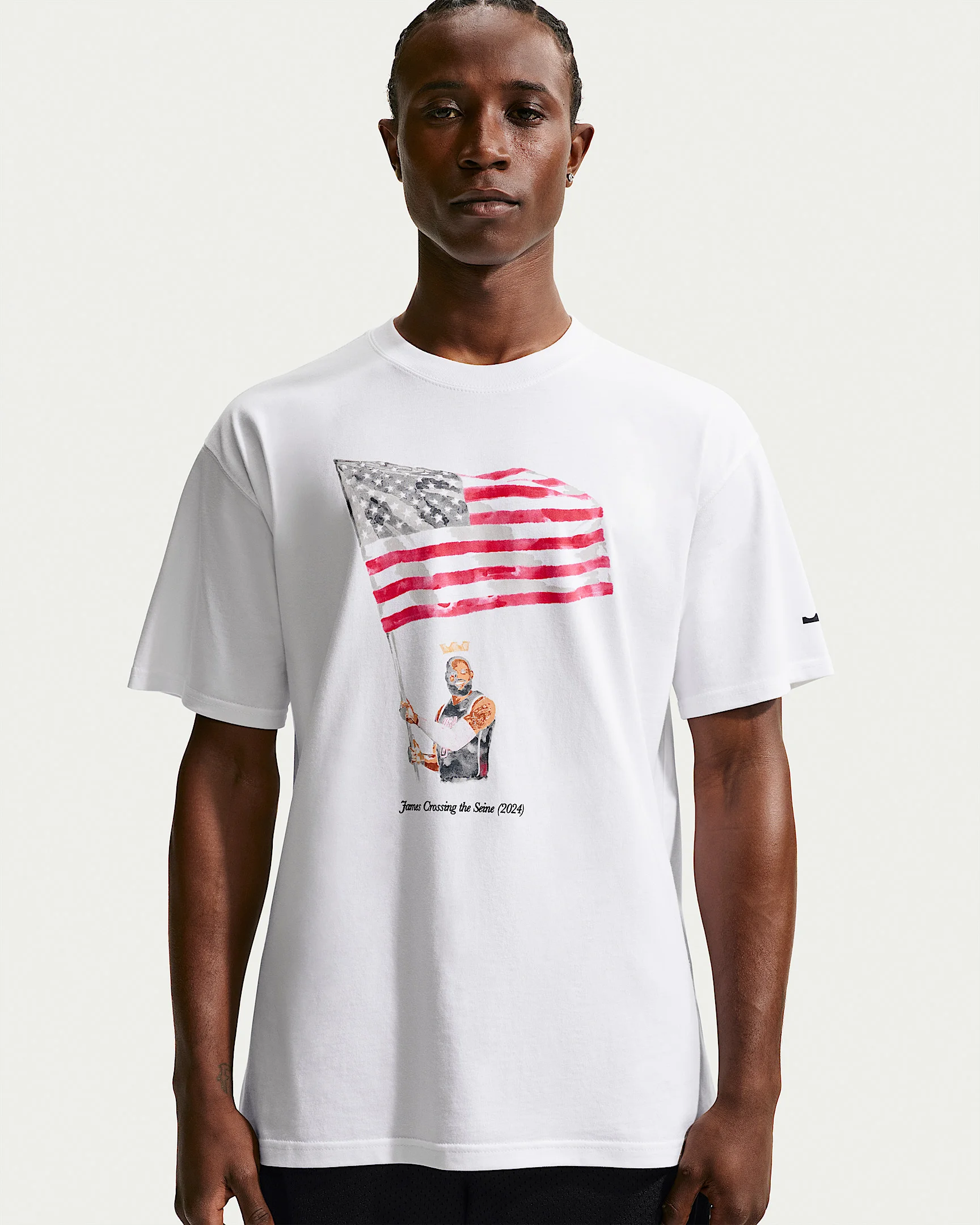 LeBron "Old Glory" Nike Men's Basketball T-Shirt - 1