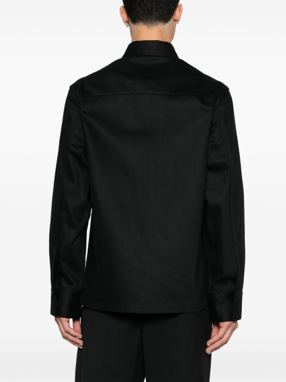Jil Sander Men Denim Cotton Shirt - 4